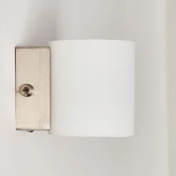 Applique Bamako Nickel Mat, 1 Lumiere