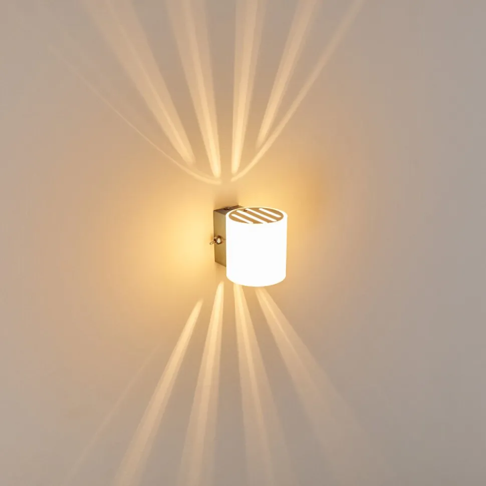 Applique Bamako Nickel Mat, 1 Lumiere