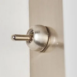 Applique Bamako Nickel Mat, 1 Lumiere