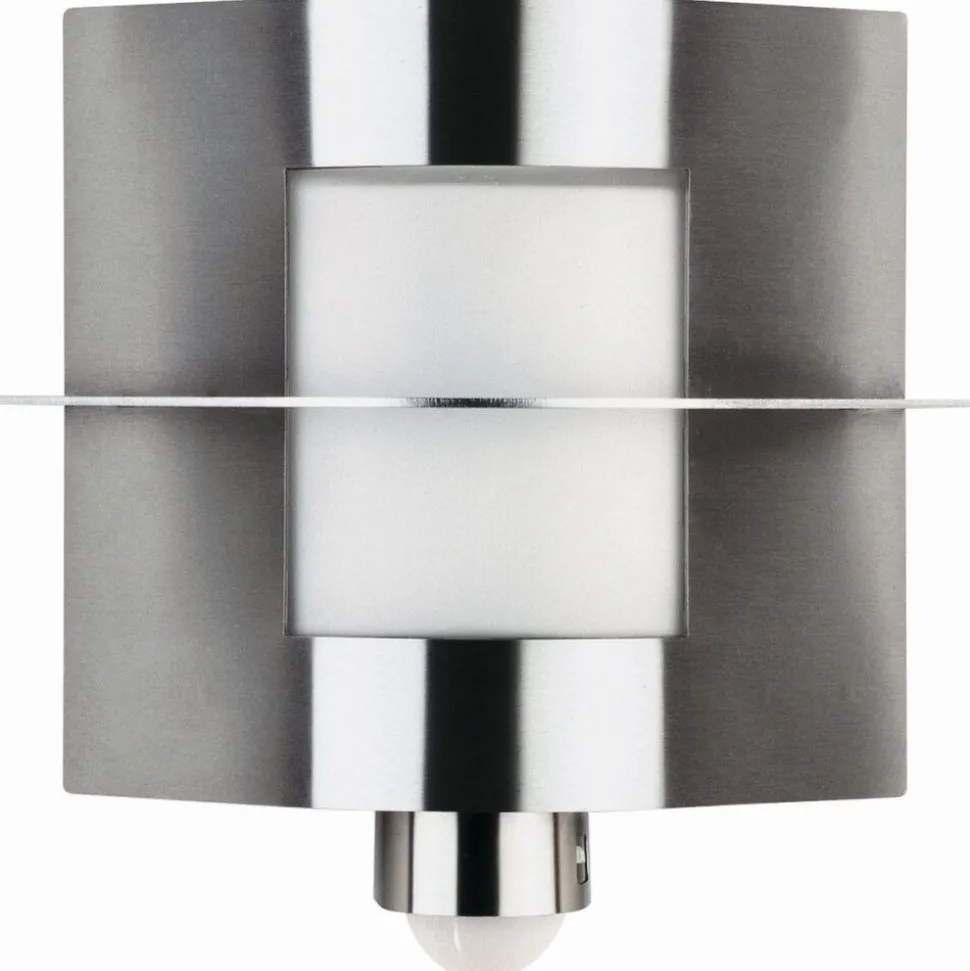 Applique Exterieure Albert 6101 Acier Inoxydable, 1 Lumiere, Detecteur De Mouvement