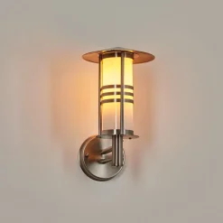 Applique Exterieure Forli Acier Inoxydable, 1 Lumiere
