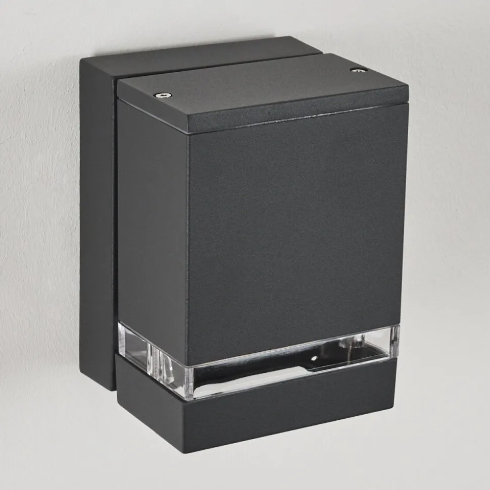 Applique Exterieure Haines Anthracite, Noir, 1 Lumiere
