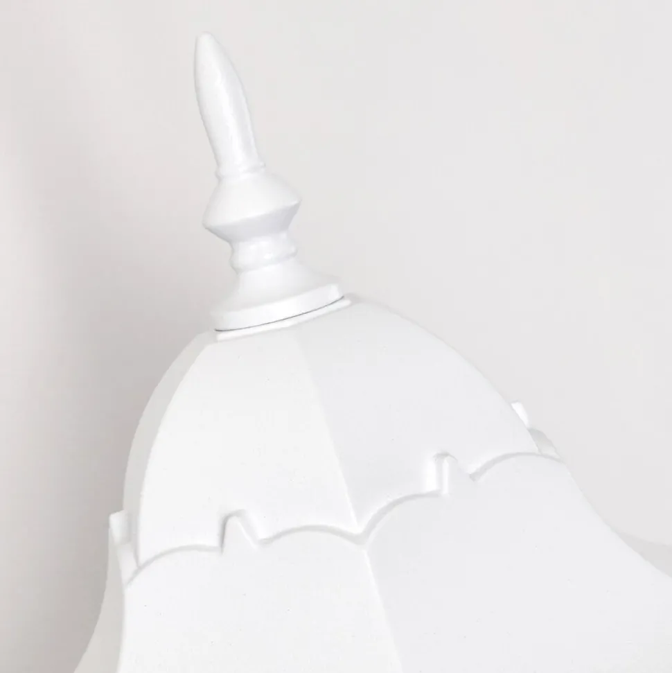 Applique Exterieure Hongkong Blanc, 1 Lumiere