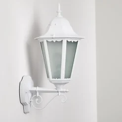 Applique Exterieure Hongkong Blanc, 1 Lumiere