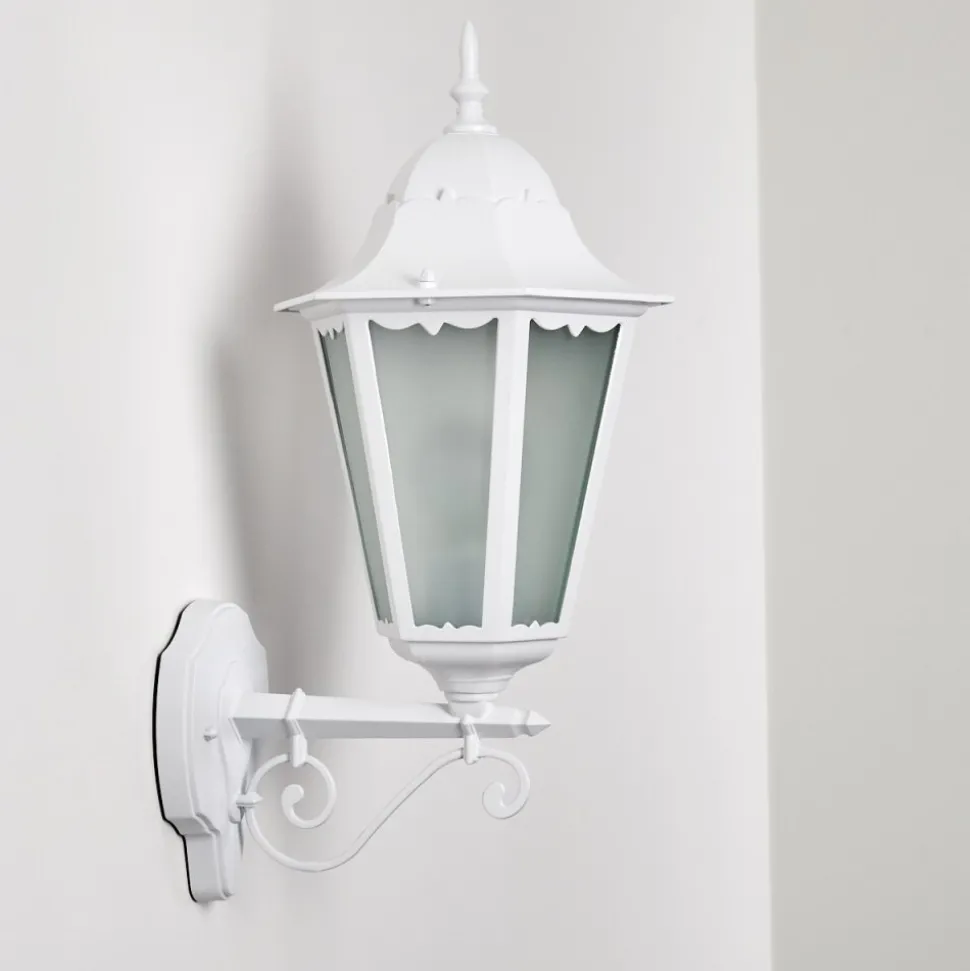 Applique Exterieure Hongkong Blanc, 1 Lumiere
