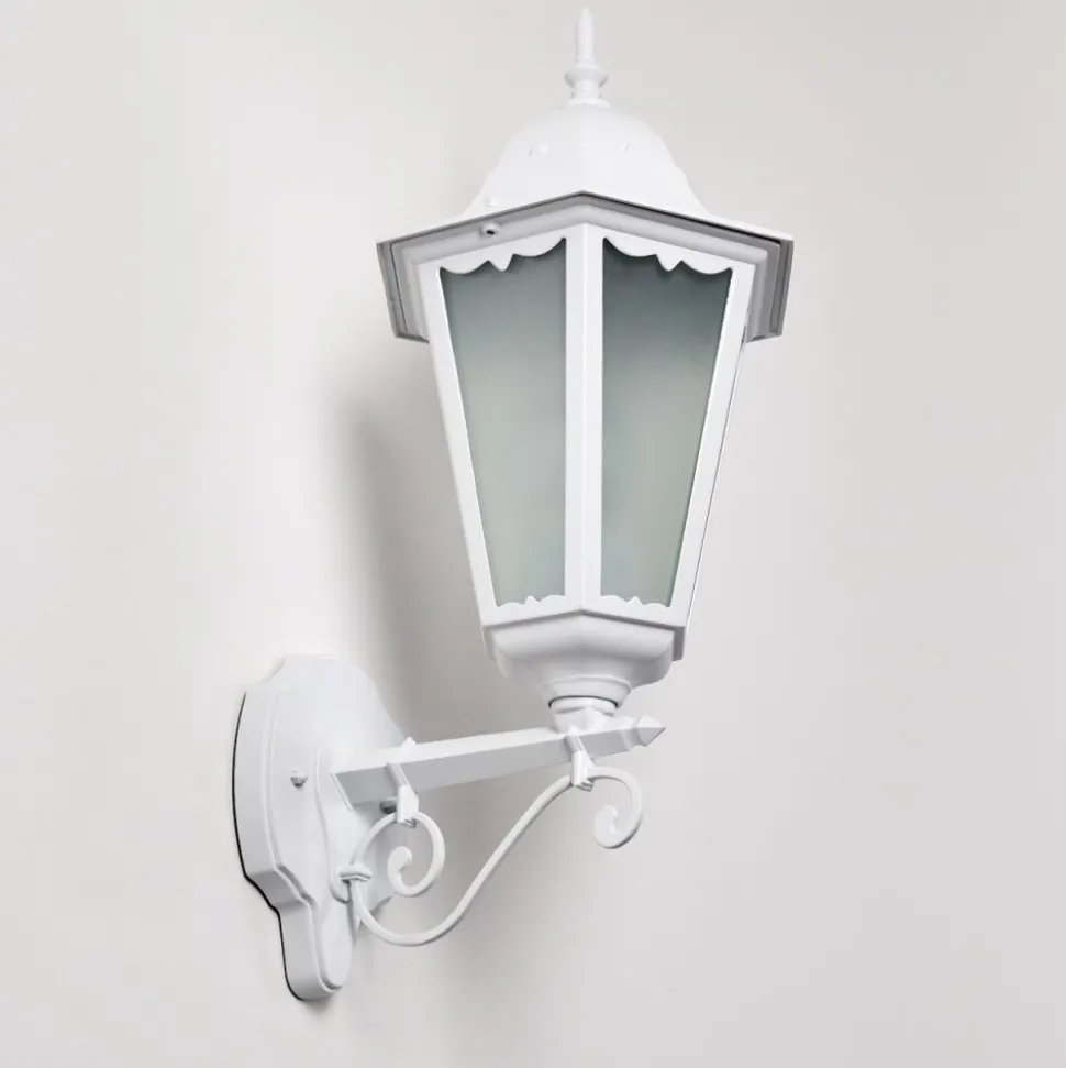 Applique Exterieure Hongkong Blanc, 1 Lumiere