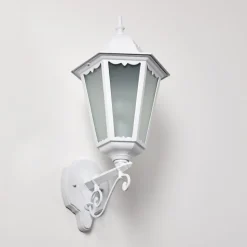 Applique Exterieure Hongkong Blanc, 1 Lumiere