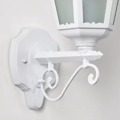 Applique Exterieure Hongkong Blanc, 1 Lumiere