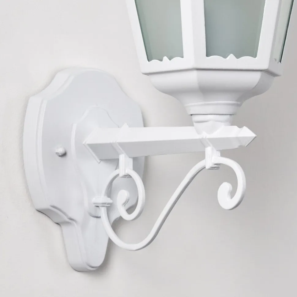 Applique Exterieure Hongkong Blanc, 1 Lumiere