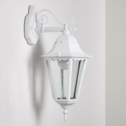 Applique Exterieure Hongkong Blanc, 1 Lumiere