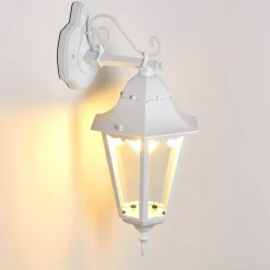 Applique Exterieure Hongkong Blanc, 1 Lumiere