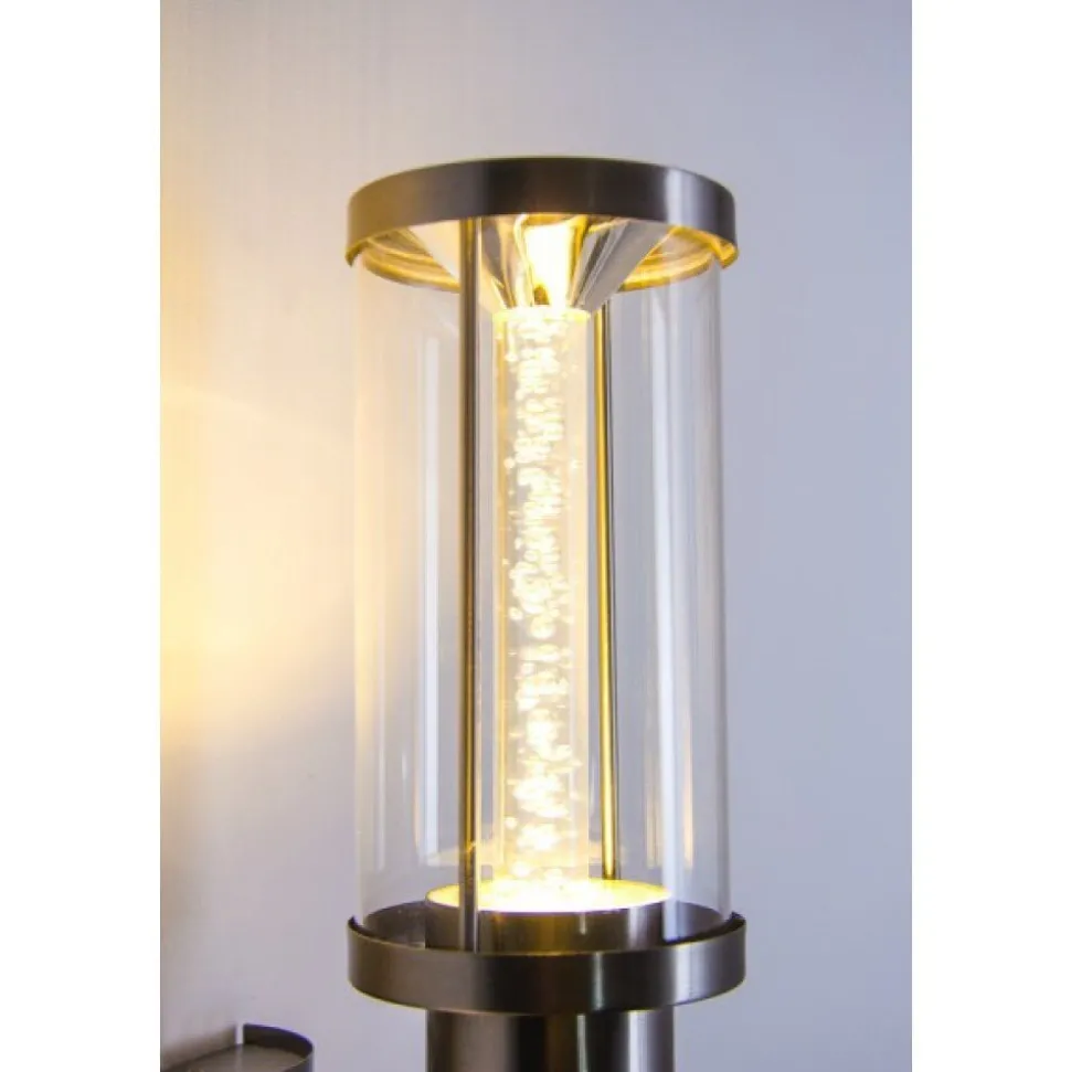 Applique Exterieure Popoyan Led Acier Inoxydable, 2 Lumieres, Detecteur De Mouvement