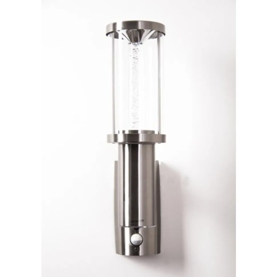 Applique Exterieure Popoyan Led Acier Inoxydable, 2 Lumieres, Detecteur De Mouvement