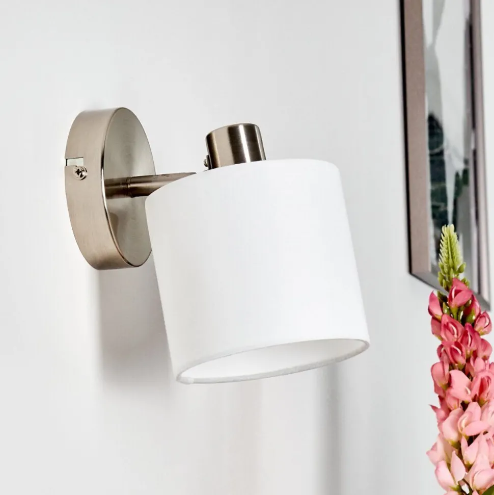 Applique Murale Alsen Nickel Mat, 1 Lumiere