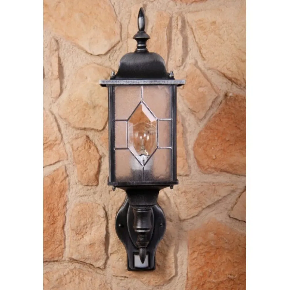 Applique Murale Amapala Noir, 1 Lumiere, Detecteur De Mouvement