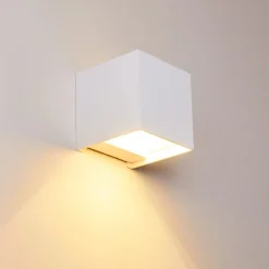 Applique Murale Badajoz Blanc, 1 Lumiere