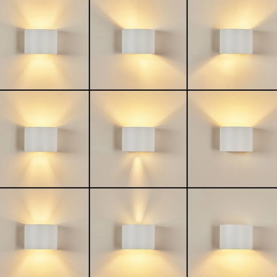 Applique Murale Badajoz Blanc, 1 Lumiere