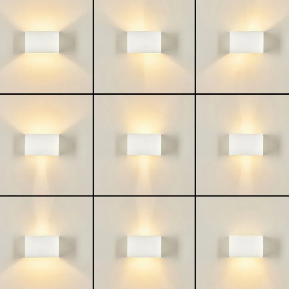 Applique Murale Badajoz Blanc, 1 Lumiere