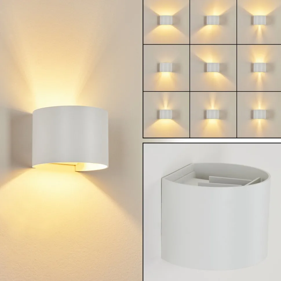 Applique Murale Badajoz Blanc, 1 Lumiere
