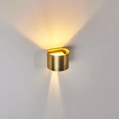 Applique Murale Badajoz Led Or, Laiton, 1 Lumiere
