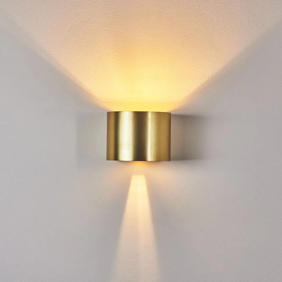 Applique Murale Badajoz Led Or, Laiton, 1 Lumiere