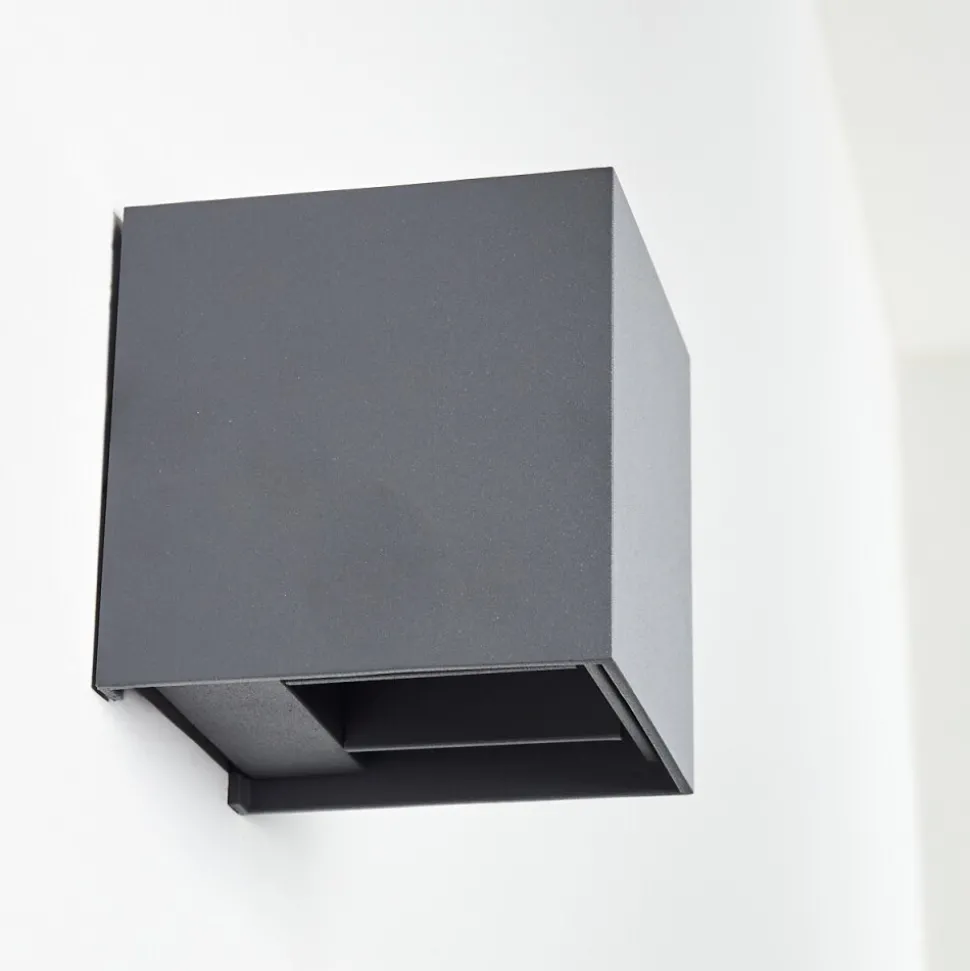 Applique Murale Badajoz Led Anthracite, 1 Lumiere