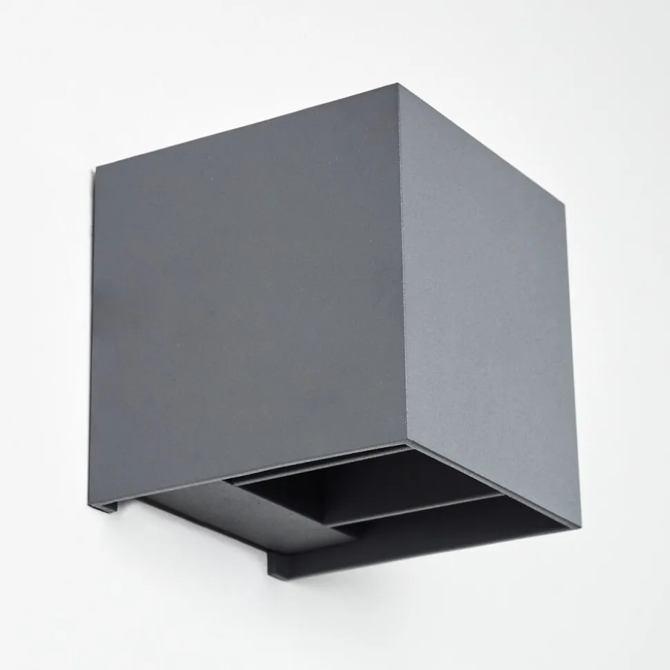 Applique Murale Badajoz Led Anthracite, 1 Lumiere