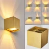 Applique Murale Badajoz Led Or, Laiton, 1 Lumiere