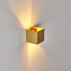 Applique Murale Badajoz Led Or, Laiton, 1 Lumiere