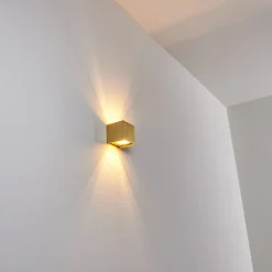 Applique Murale Badajoz Led Or, Laiton, 1 Lumiere