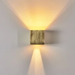 Applique Murale Badajoz Led Or, Laiton, 1 Lumiere