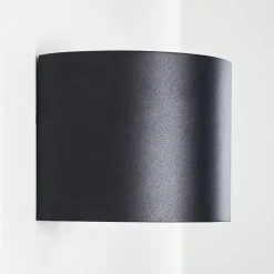 Applique Murale Badajoz Led Cuivre, Noir, 1 Lumiere