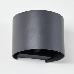 Applique Murale Badajoz Led Anthracite, 1 Lumiere