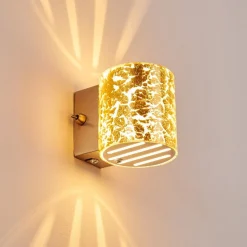 Applique Murale Bamako Nickel Mat, 1 Lumiere