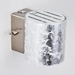 Applique Murale Bamako Nickel Mat, 1 Lumiere