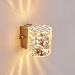 Applique Murale Bamako Nickel Mat, 1 Lumiere