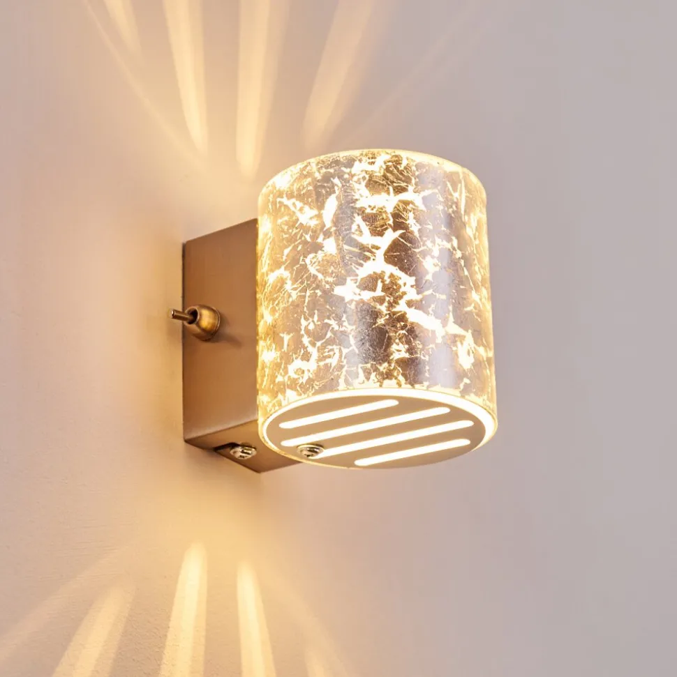 Applique Murale Bamako Nickel Mat, 1 Lumiere