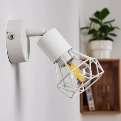 Applique Murale Baripada Blanc, 1 Lumiere