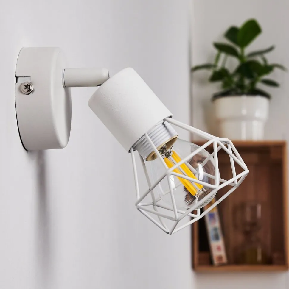 Applique Murale Baripada Blanc, 1 Lumiere