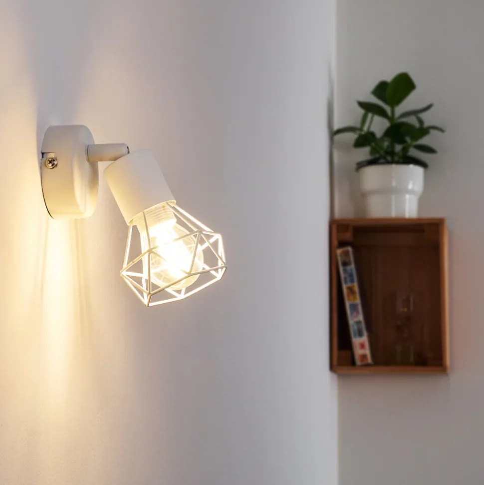 Applique Murale Baripada Blanc, 1 Lumiere