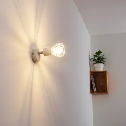 Applique Murale Baripada Blanc, 1 Lumiere