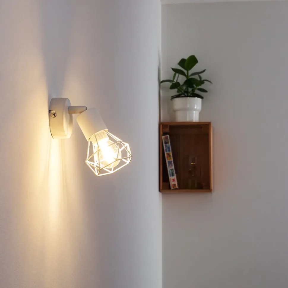 Applique Murale Baripada Blanc, 1 Lumiere