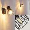 Applique Murale Bolderslev Chrome, Noir, 1 Lumiere
