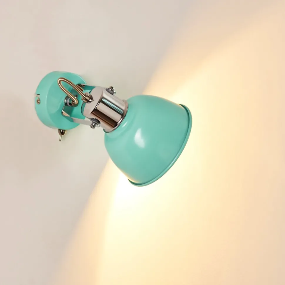 Applique Murale Borik Turquoise, 1 Lumiere