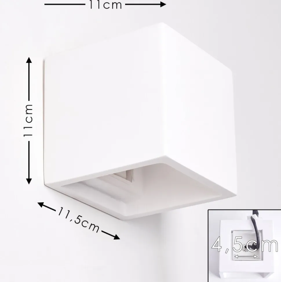 Applique Murale Braslo Blanc, 1 Lumiere