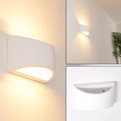 Applique Murale Braslo Blanc, 1 Lumiere
