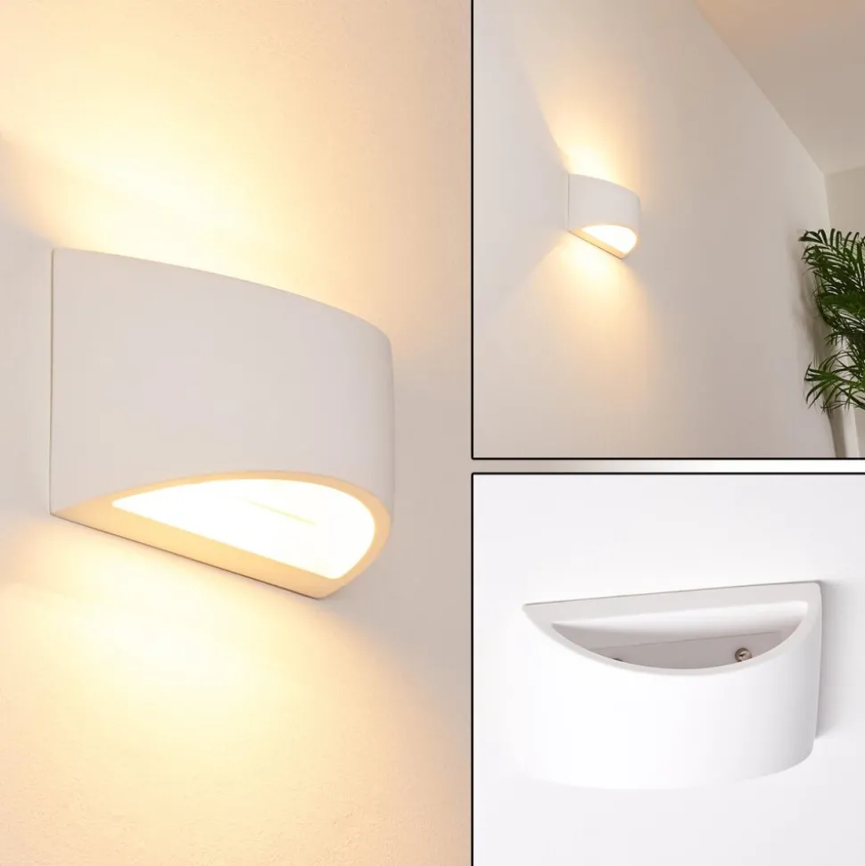 Applique Murale Braslo Blanc, 1 Lumiere
