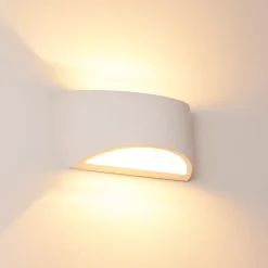 Applique Murale Braslo Blanc, 1 Lumiere