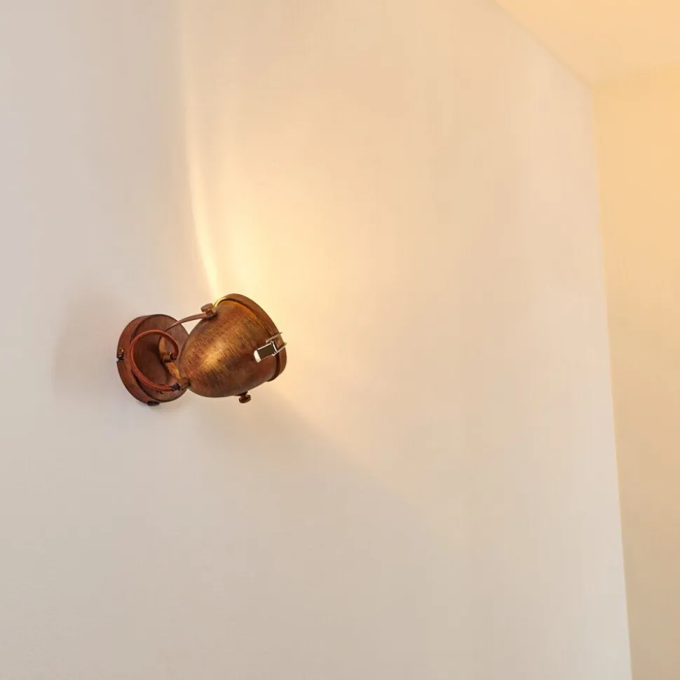 Applique Murale Butikon Rouille, 1 Lumiere