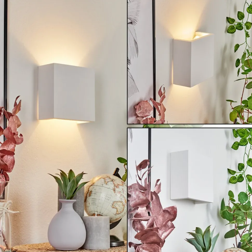 Applique Murale Calama Blanc, 1 Lumiere